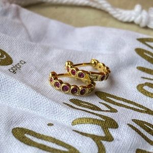 Gorjana Madison Shimmer Huggies